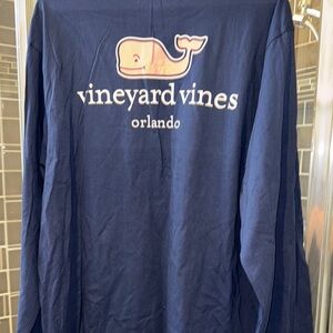 Vineyard Vines Navy Long Sleeve Shirt